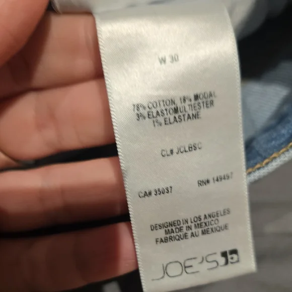 Joe's Jeans Light Blue Skinny Distressed Jeans - Picture 7 of 7
